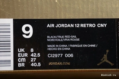 CHINESE 12 YEAR RETRO - NEW JORDAN (2019) 0902